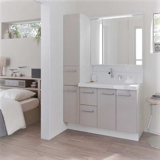 12/1　LIXIL 洗面化粧台　ピアラ